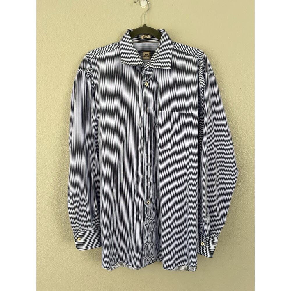 Peter Millar Men's XL Striped Dress Shirt